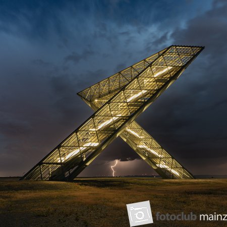 2024 AWO-Ausstellung Rainer Scherer: &quot; Gewitternacht am Saarpolygon&quot;